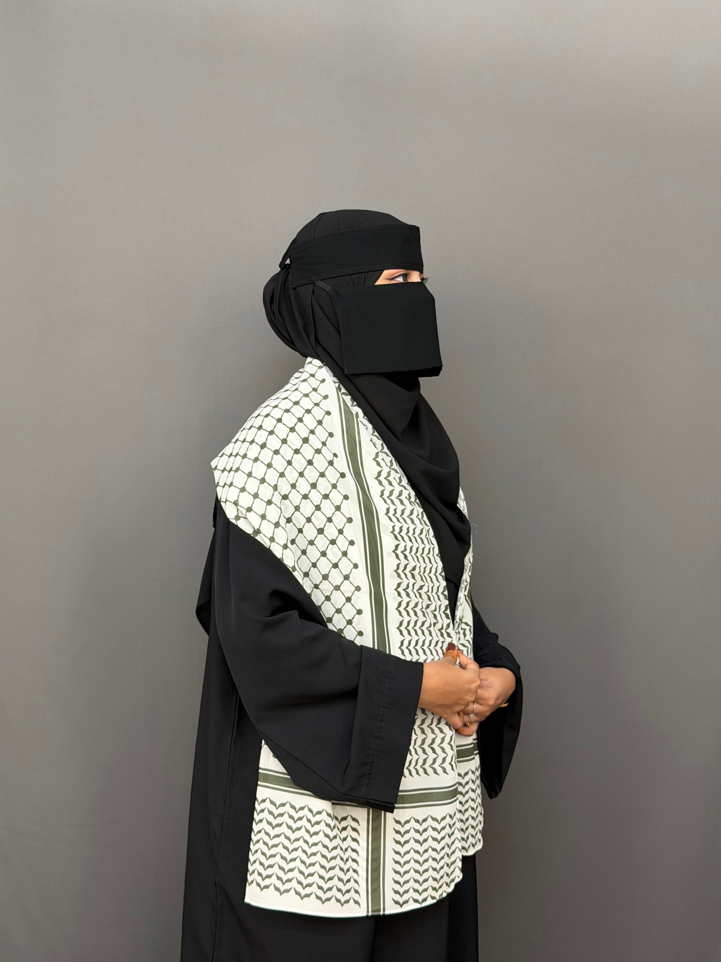 KEFFIYEH HIJAB- GREEN