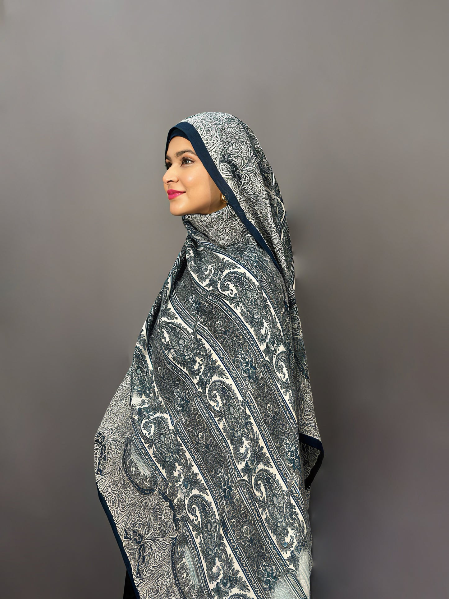 PASHMINA- DEEP BLUISH