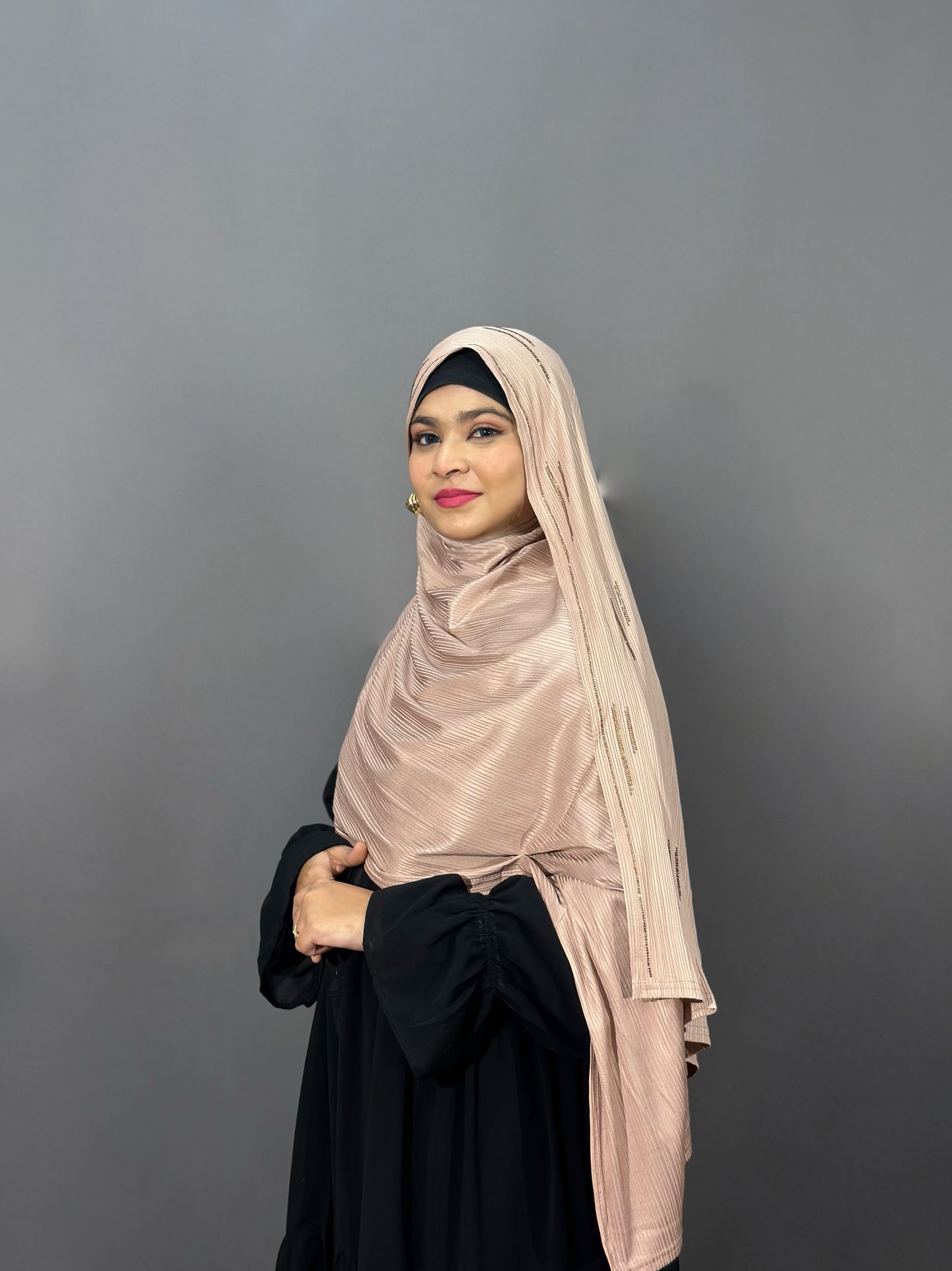 DIAMOND RIBBED JERSEY- STONE