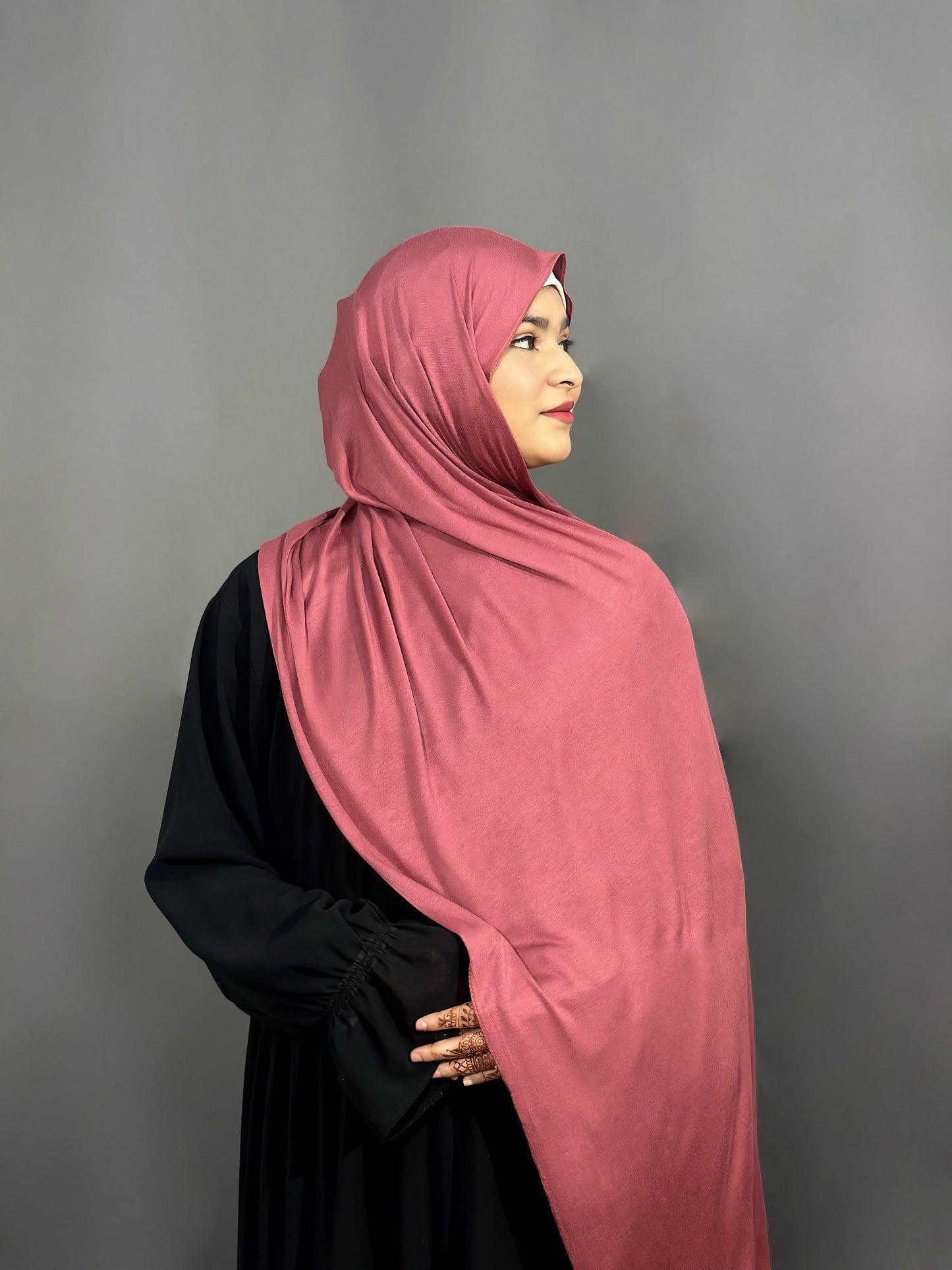 BAMBOO JERSEY HIJAB- ROSEWOOD
