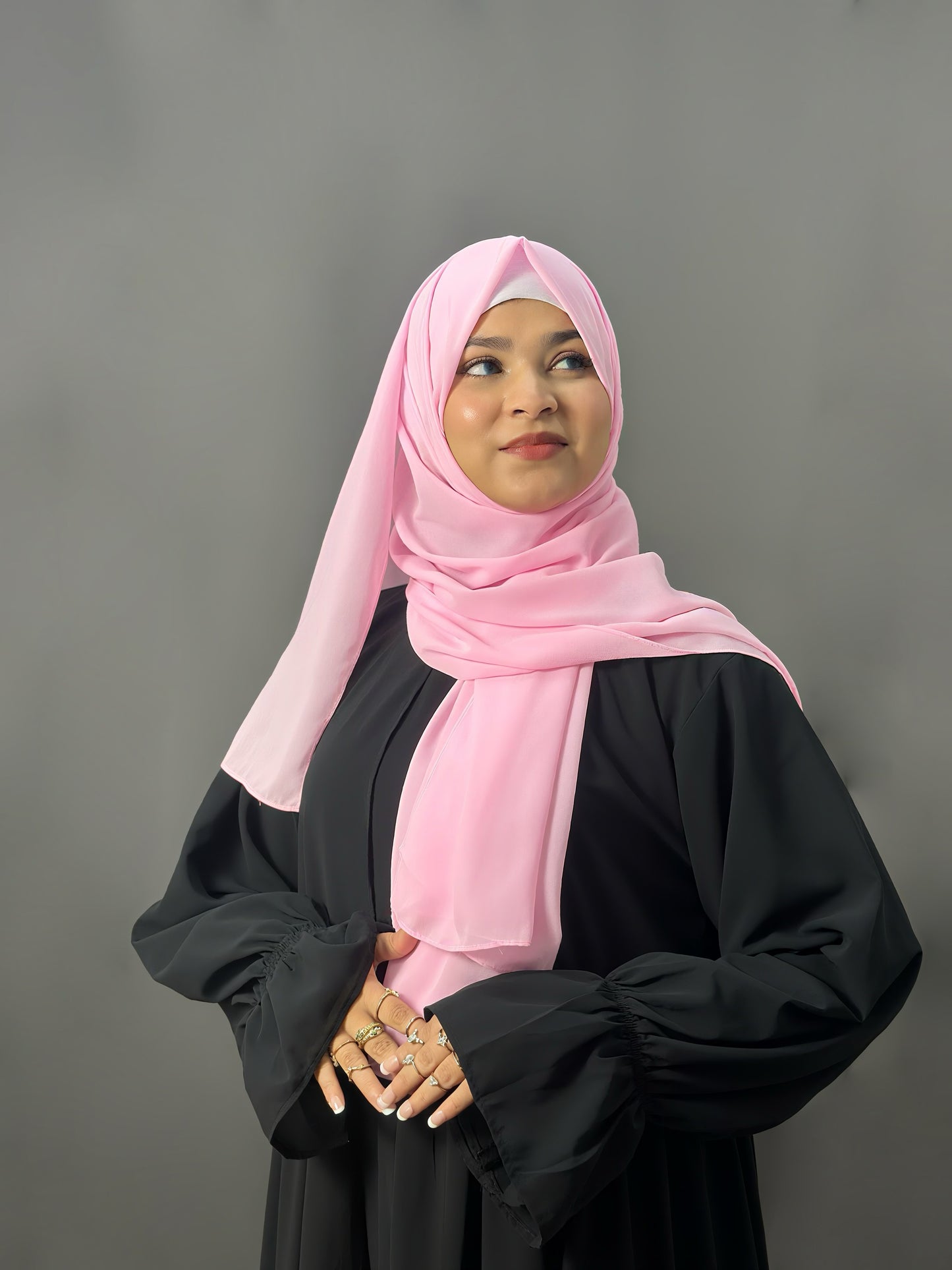 LUXE GEORGETTE- BABY PINK