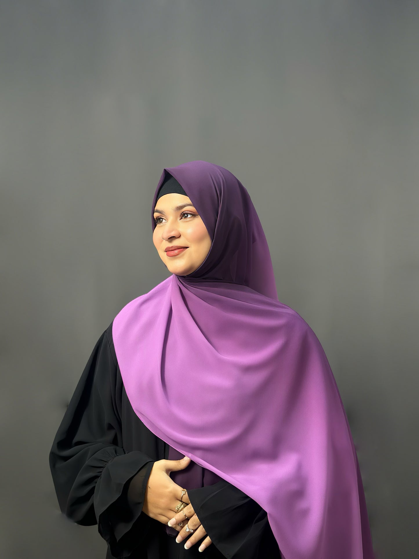 OMBRE GEORGETTE- PURPLE