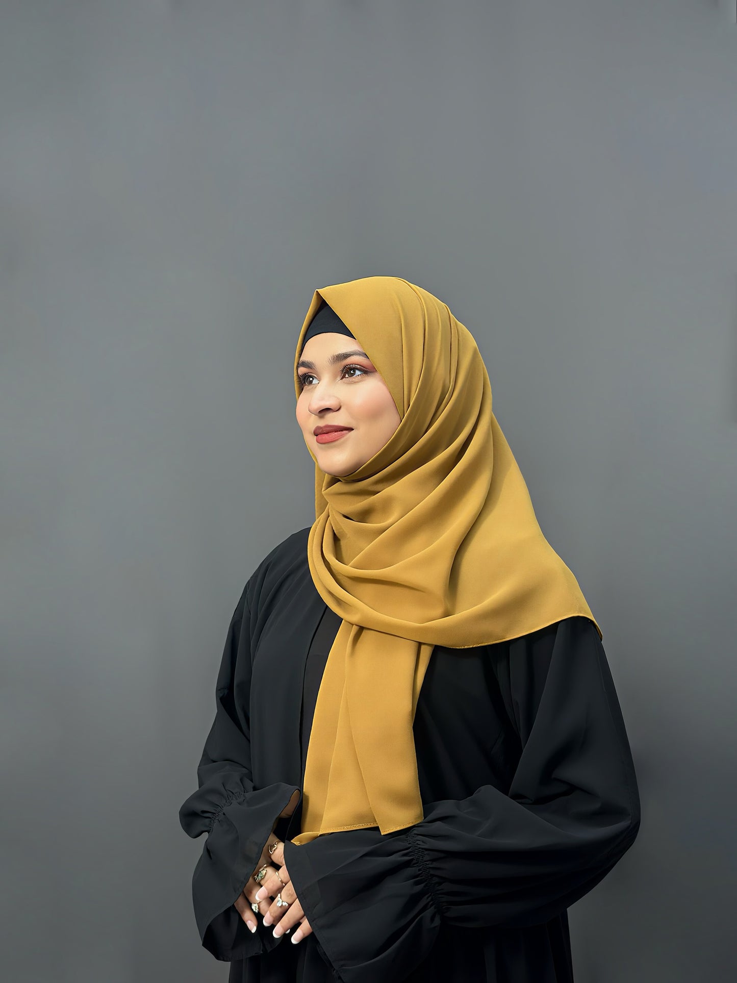 LUXE GEORGETTE- CAMEL