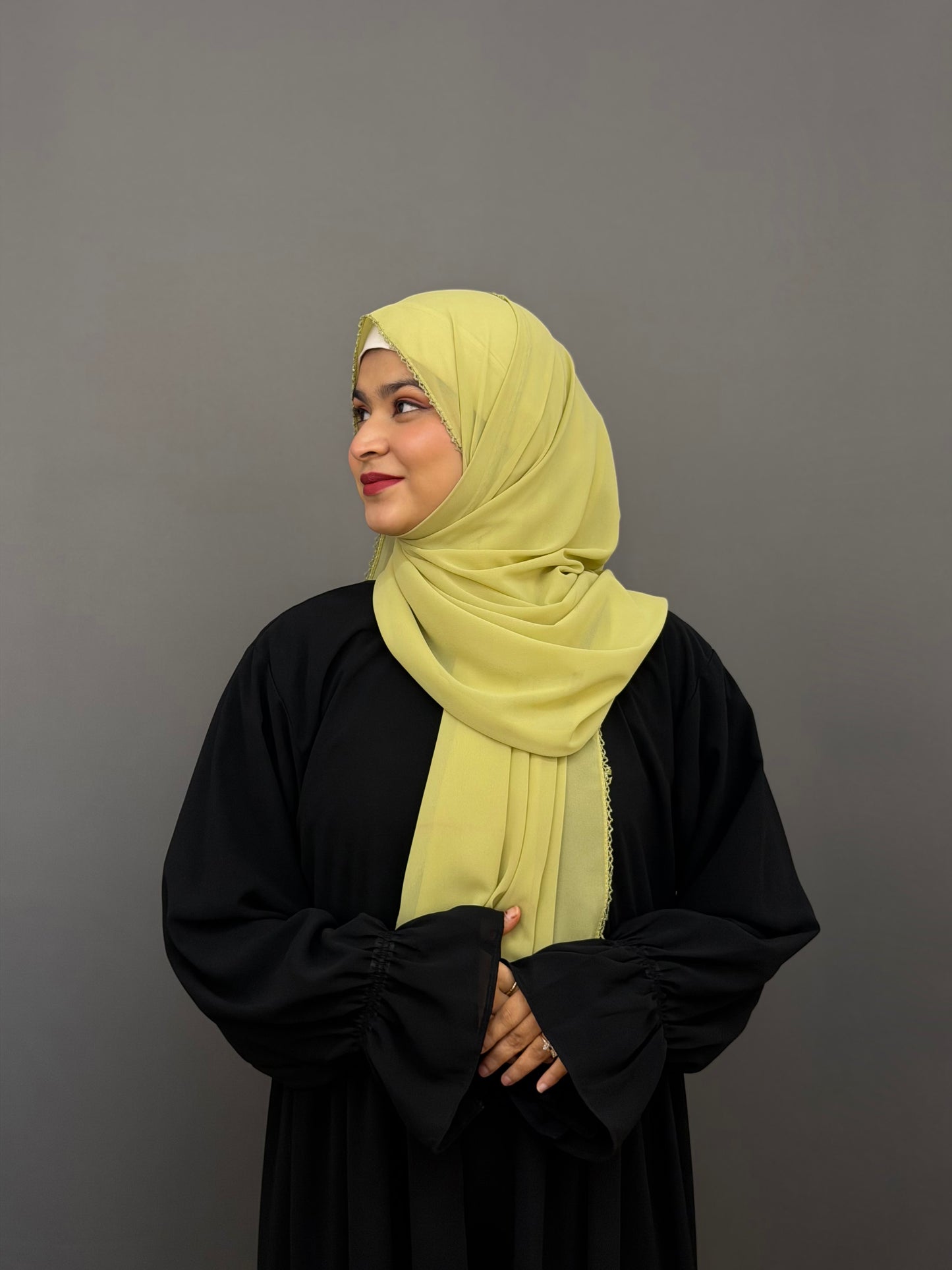 CROCHET HIJAB- LEMON