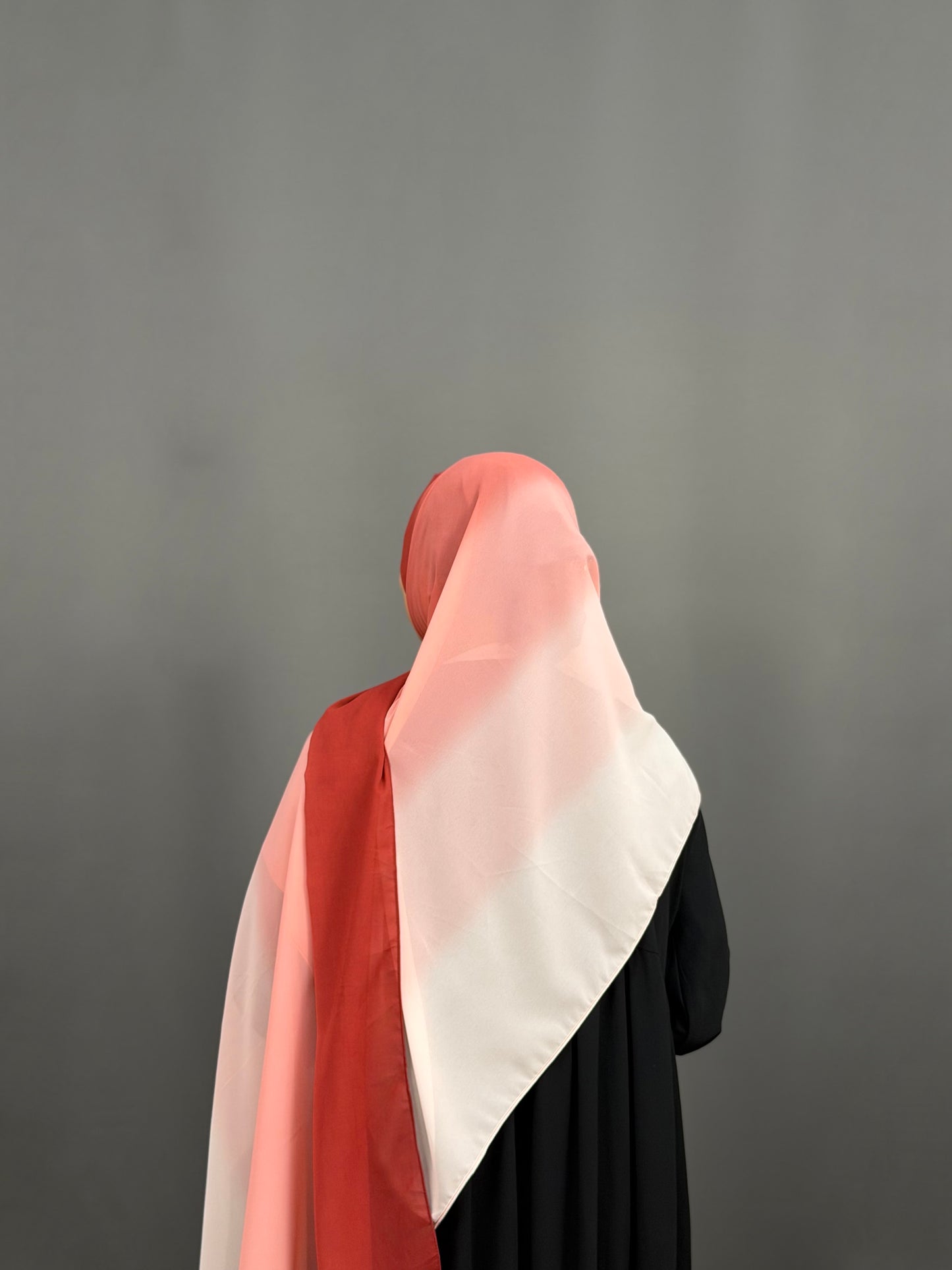 OMBRE GEORGETTE- RUST