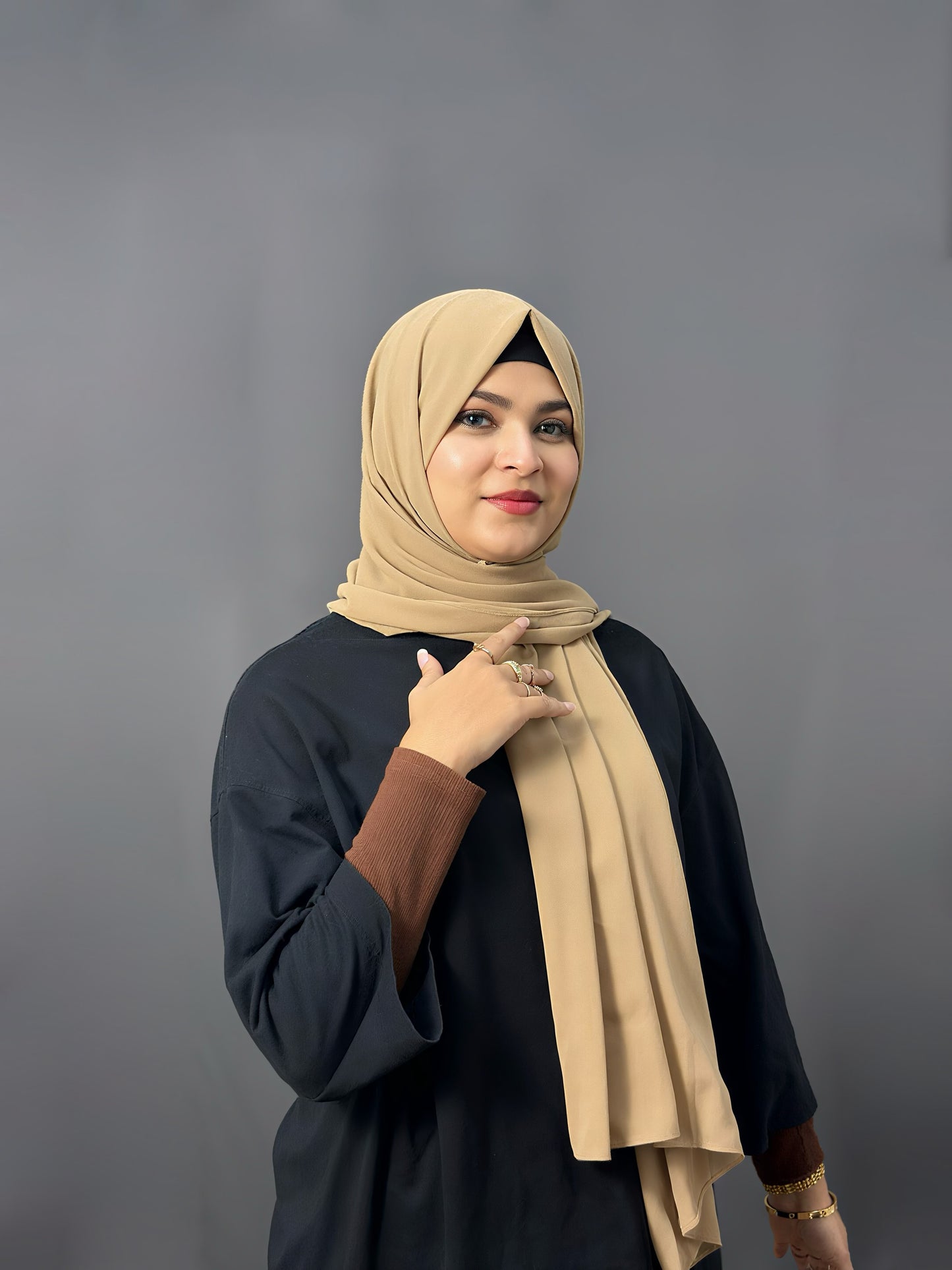 LUXE GEORGETTE- LATTE