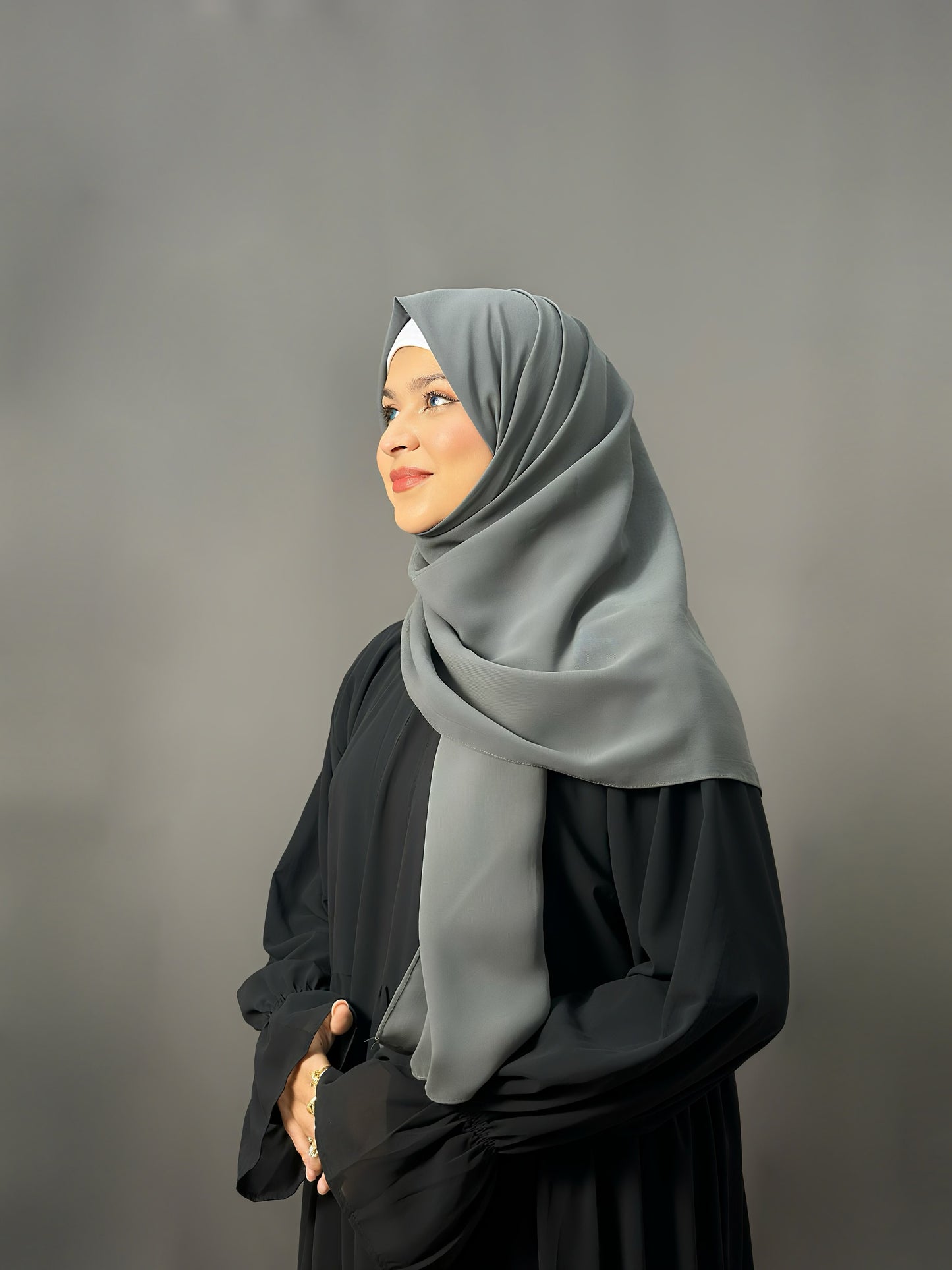 CHIFFON- SMOKE GREY