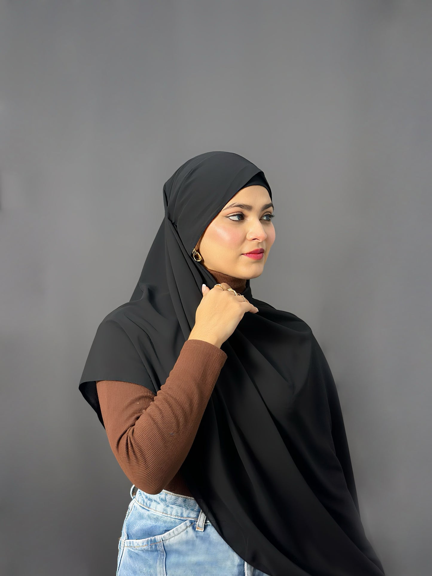 LUXE GEORGETTE- BLACK