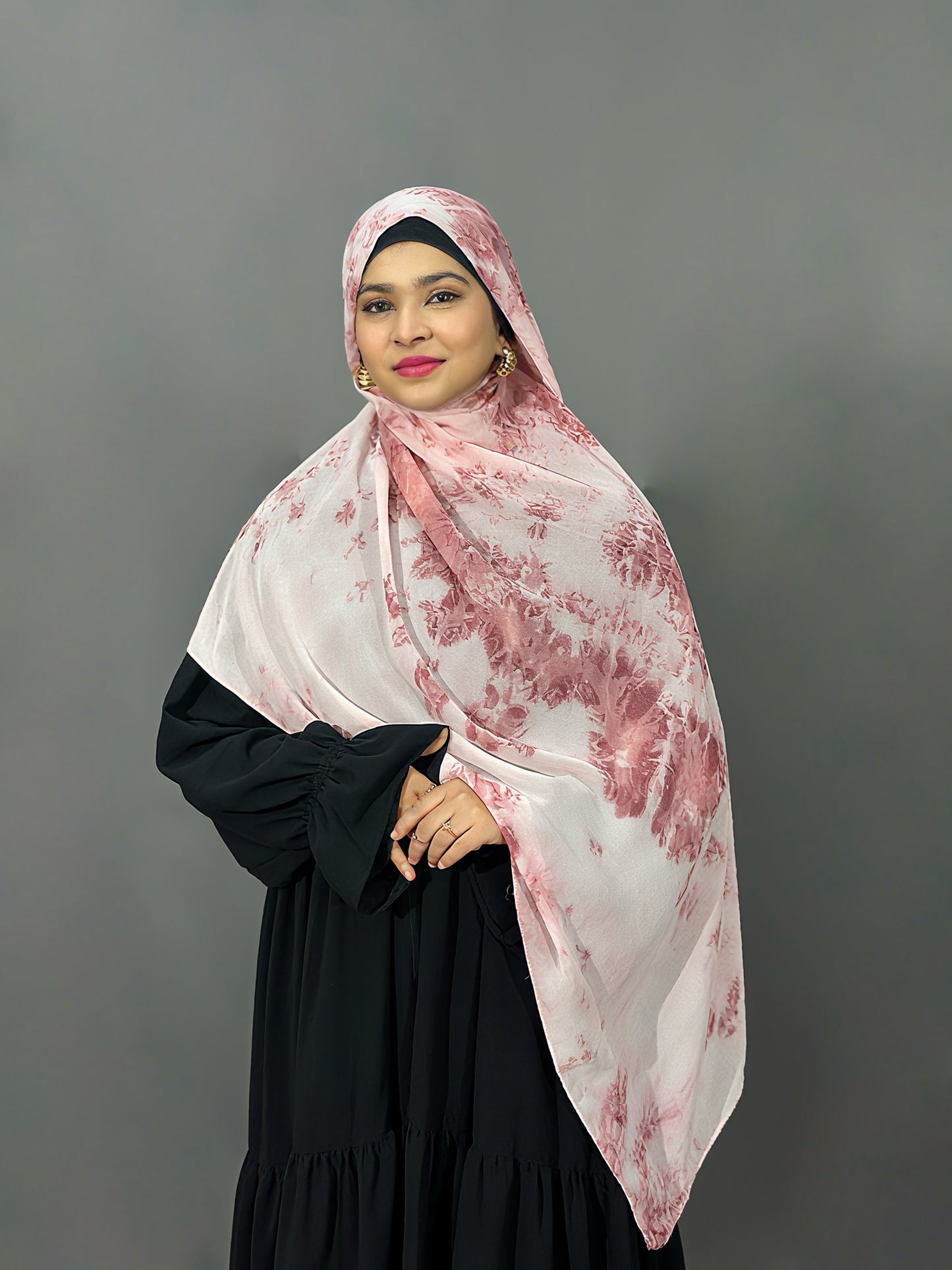 TIE DIE CHIFFON- BLUSH