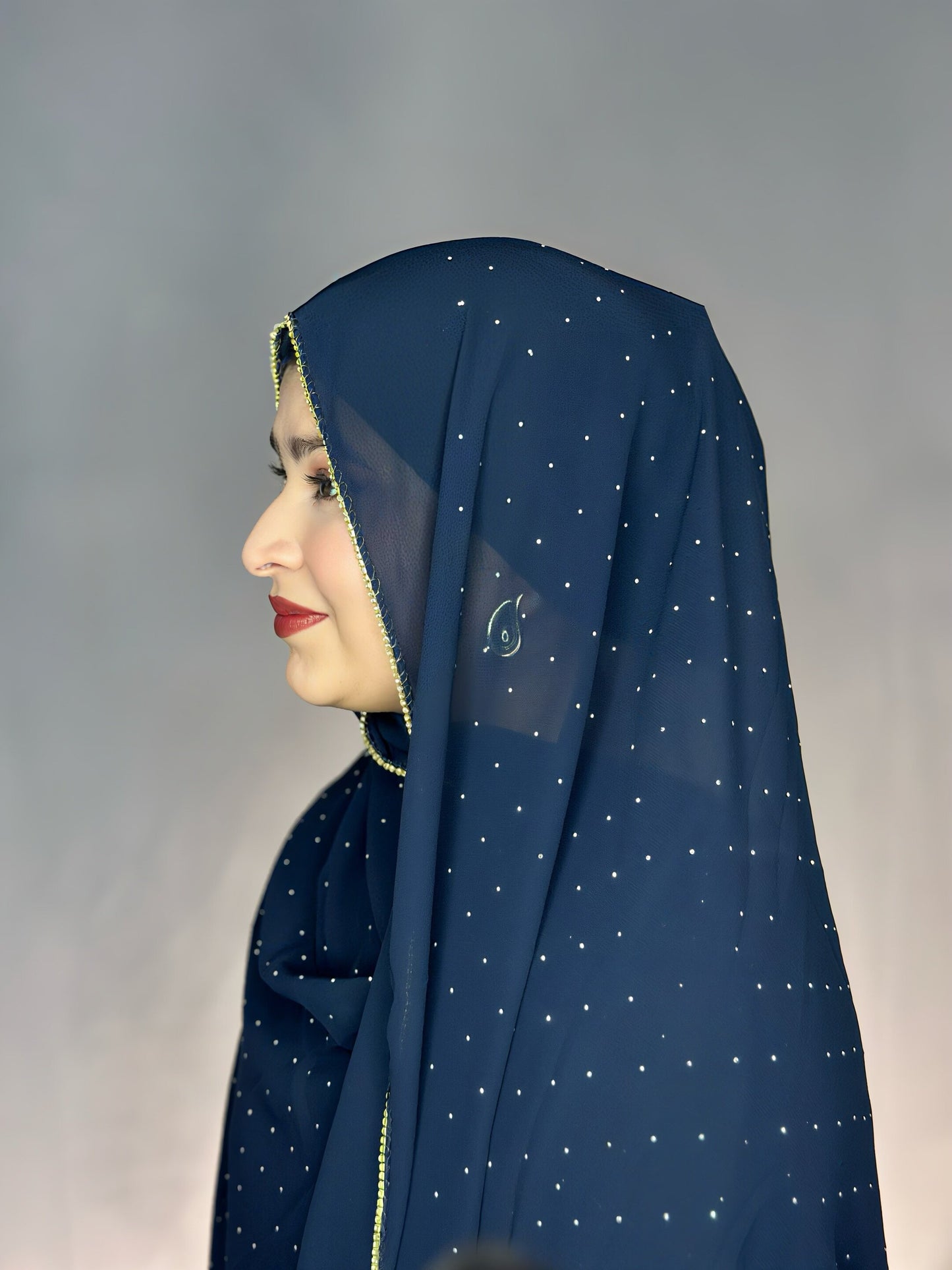 RHINESTONE- NAVY BLUE