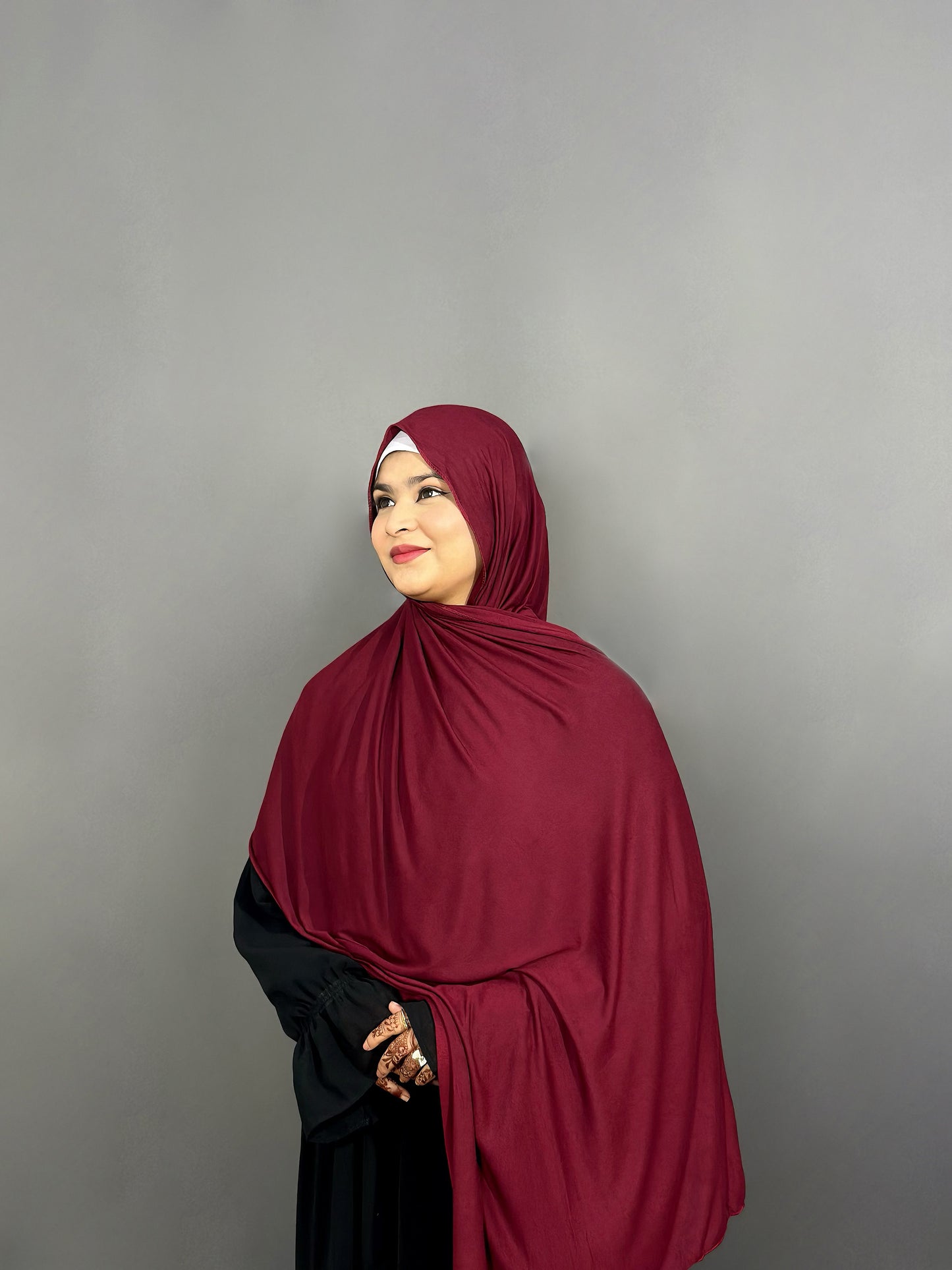 BAMBOO JERSEY HIJAB- MAROON