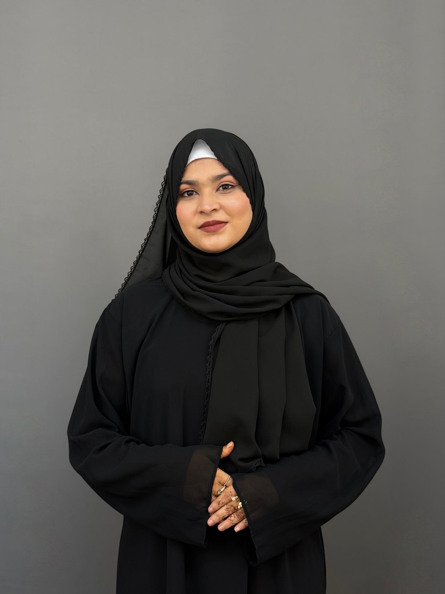 CROCHET HIJAB- BLACK