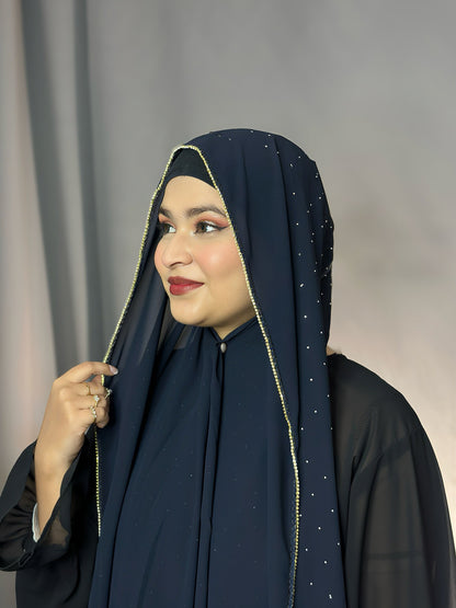 RHINESTONE- NAVY BLUE