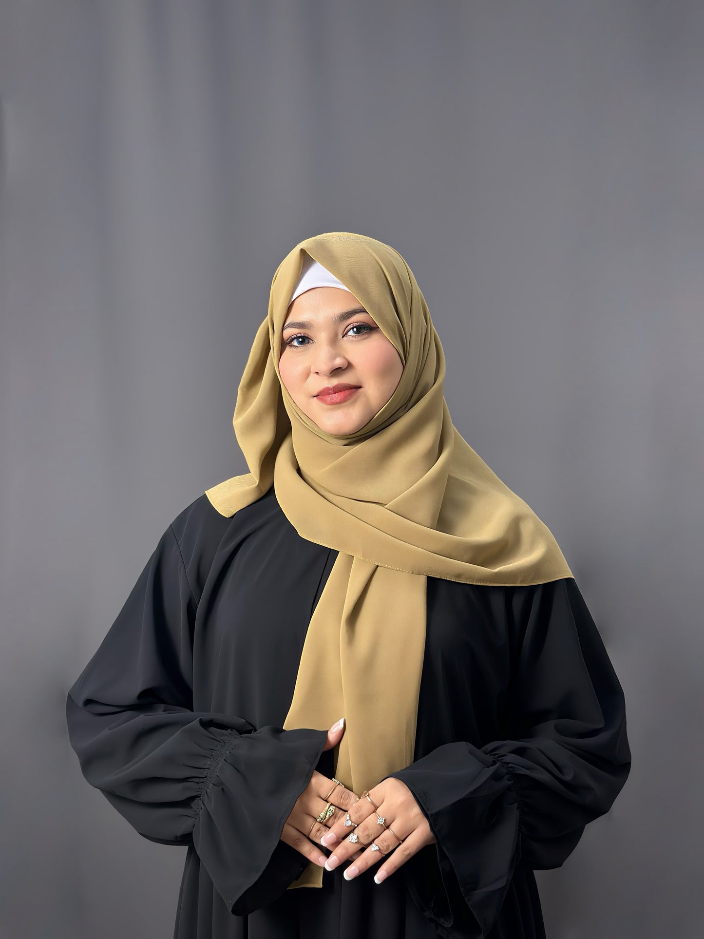 LUXE GEORGETTE- BEIGE