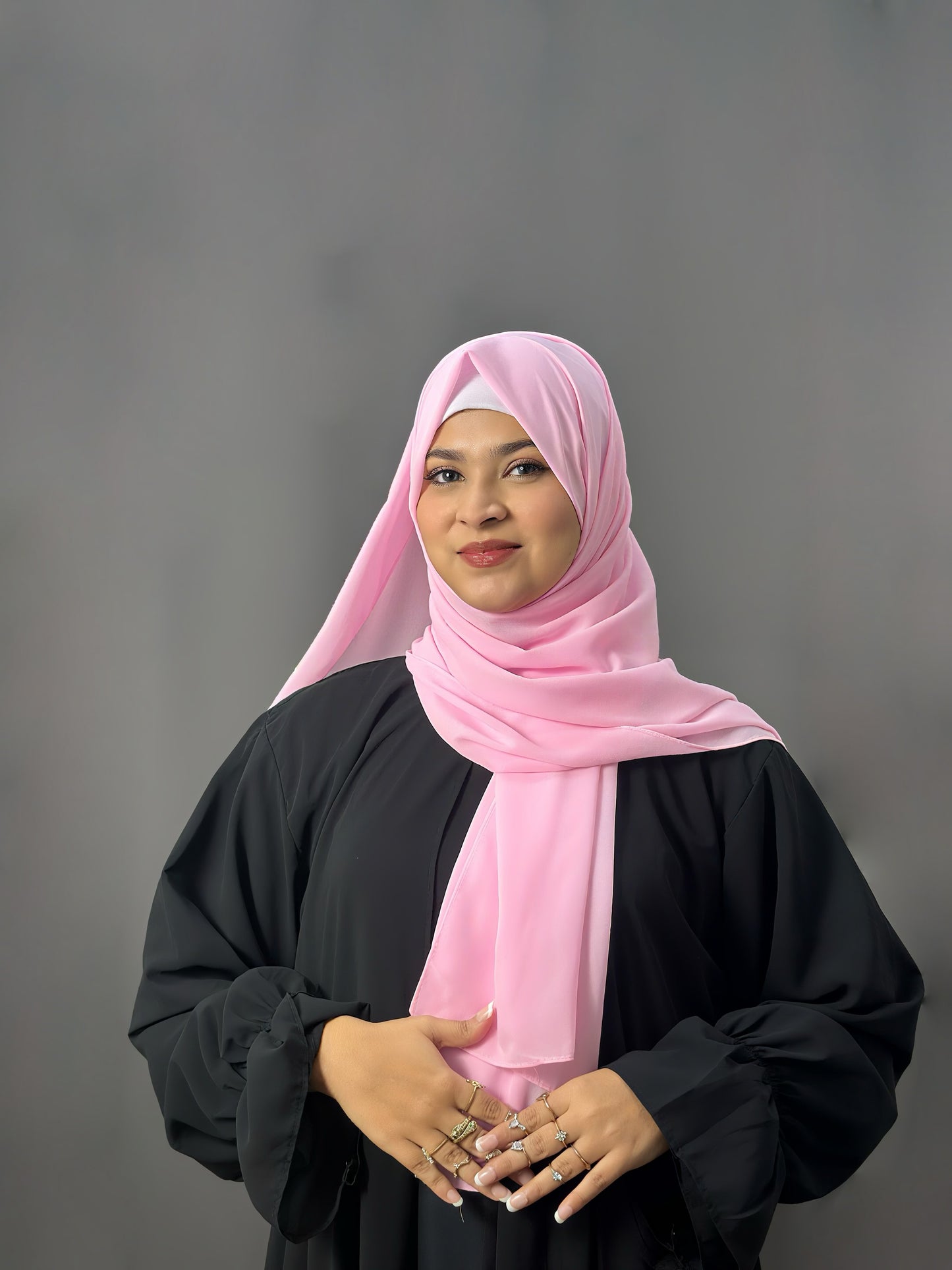 LUXE GEORGETTE- BABY PINK
