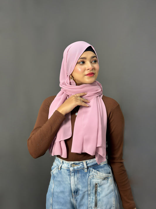 LUXE GEORGETTE- ROSEWOOD