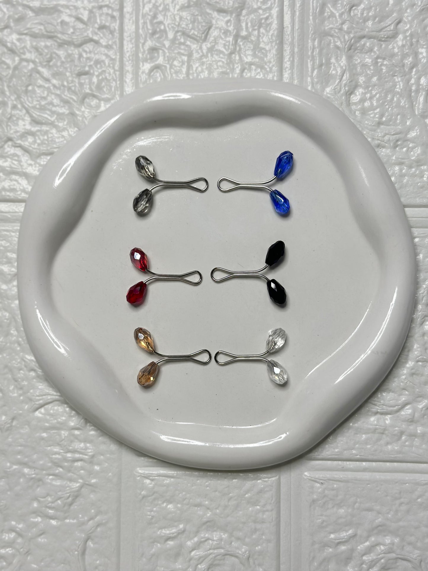 CLEAR LOOP PIN- ROYAL(Pack of 6)