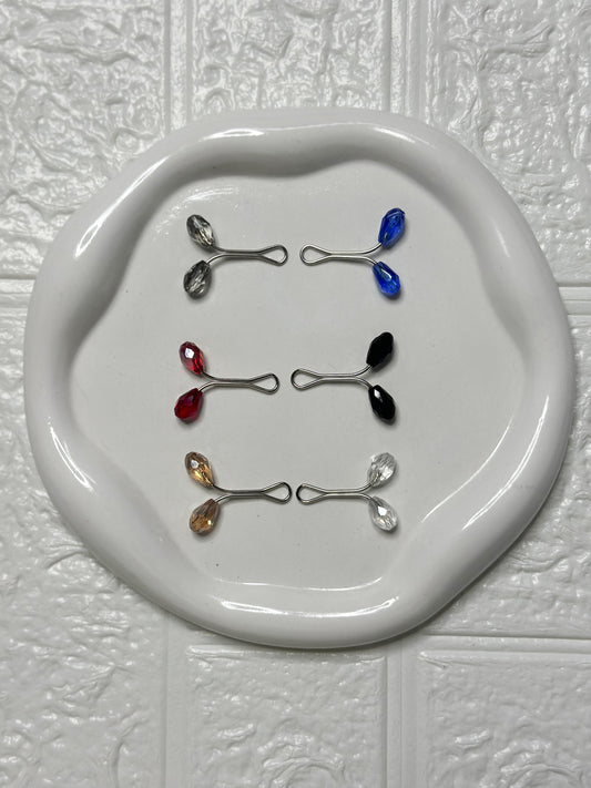 CLEAR LOOP PIN- ROYAL(Pack of 6)