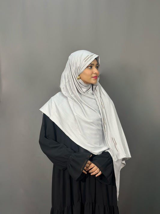 DIAMOND RIBBED JERSEY HIJAB