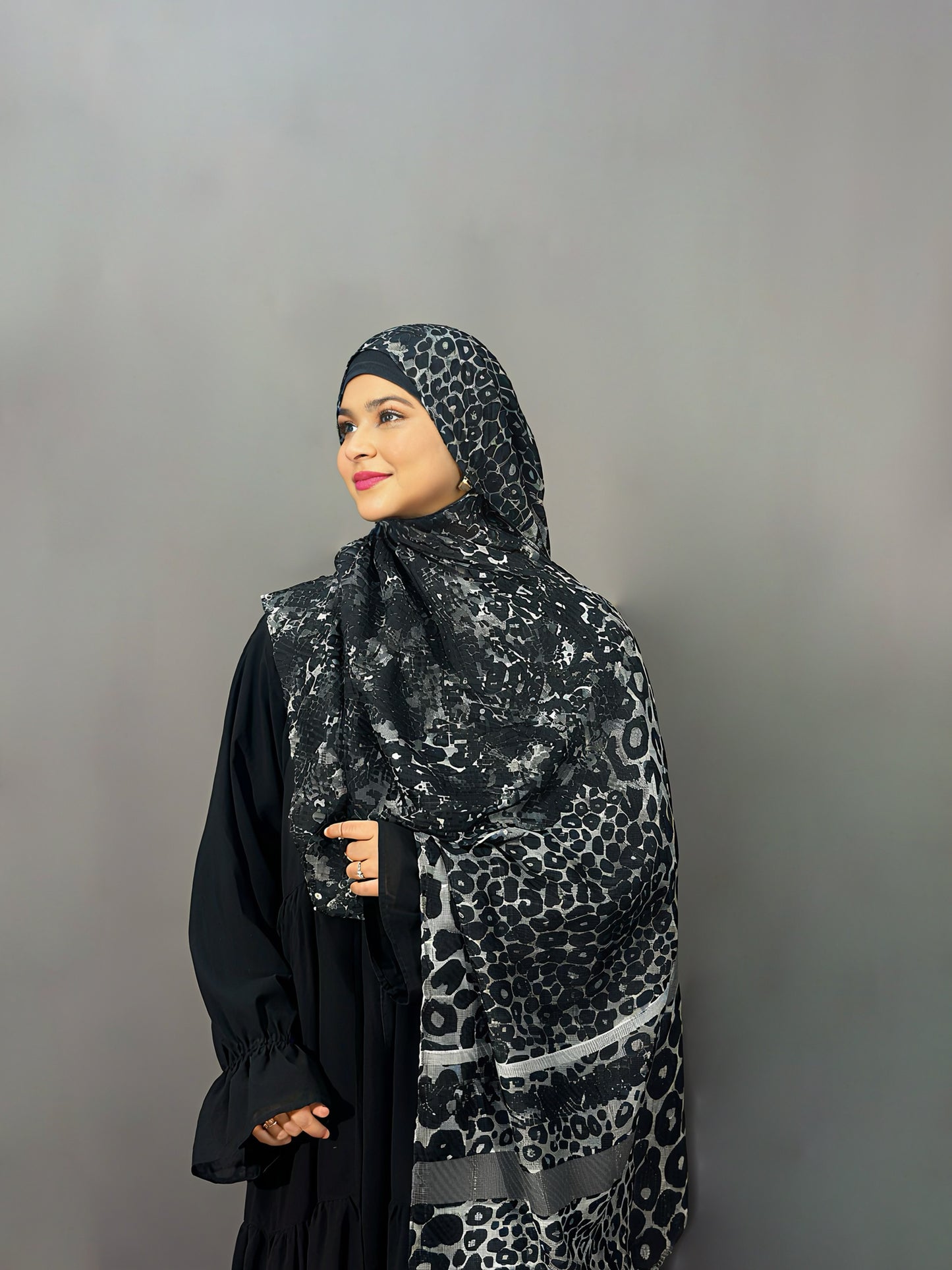 CHEETAH PRINT- BLACK