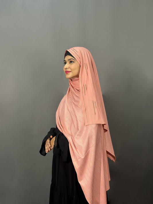 DIAMOND RIBBED JERSEY HIJAB