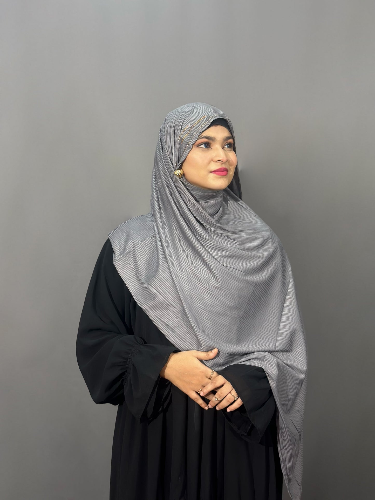 DIAMOND RIBBED JERSEY HIJAB