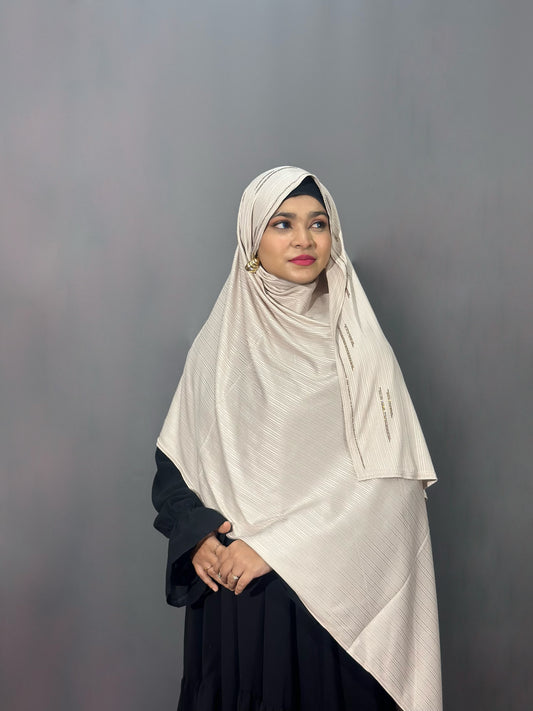 DIAMOND RIBBED JERSEY HIJAB