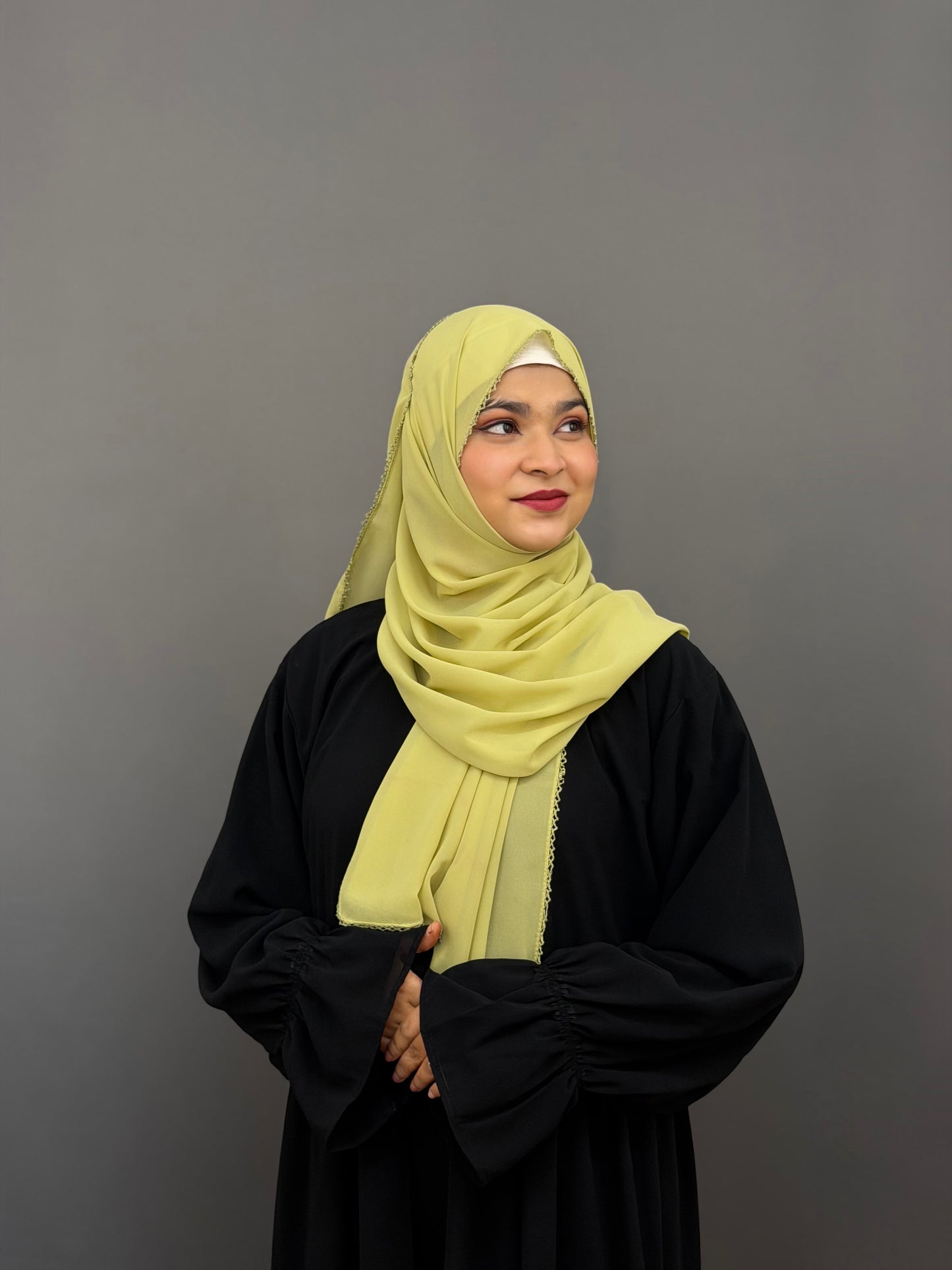 CROCHET HIJAB- LEMON