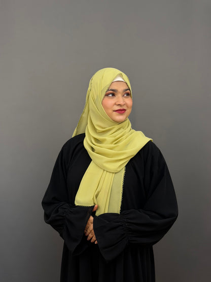 CROCHET HIJAB- LEMON