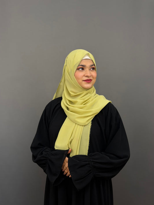 CROCHET HIJAB- LEMON