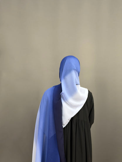 OMBRE GEORGETTE- BLUISH