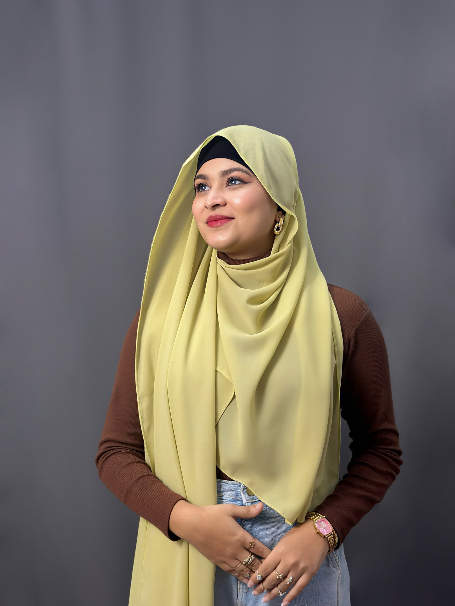 LUXE GEORGETTE- LEMON