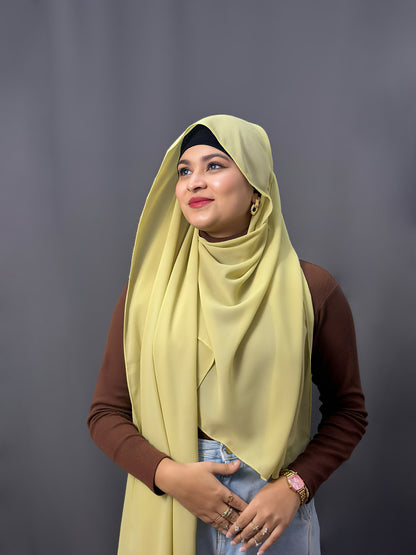 LUXE GEORGETTE- LEMON