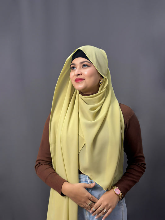 LUXE GEORGETTE- LEMON