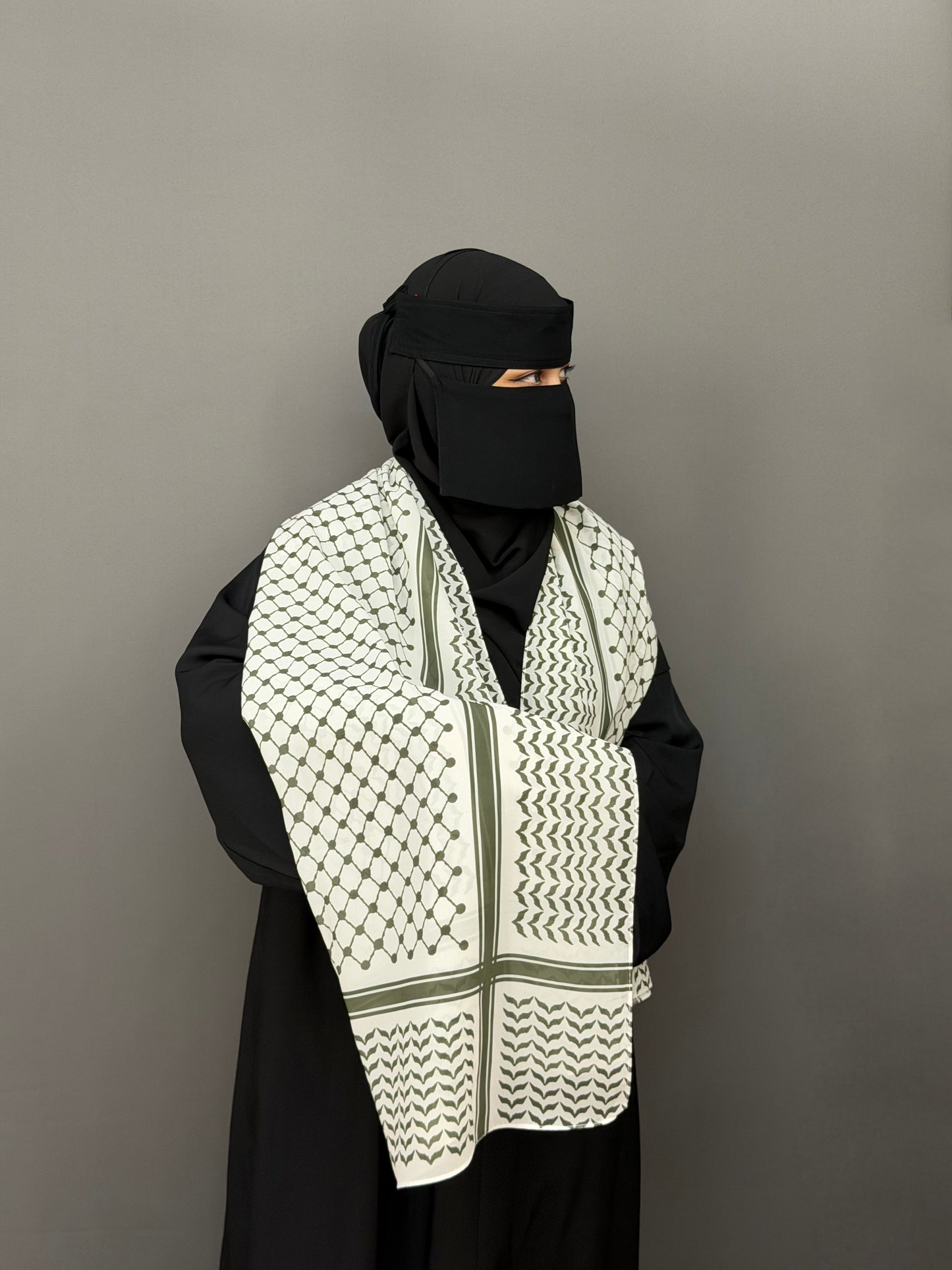 KEFFIYEH HIJAB- GREEN