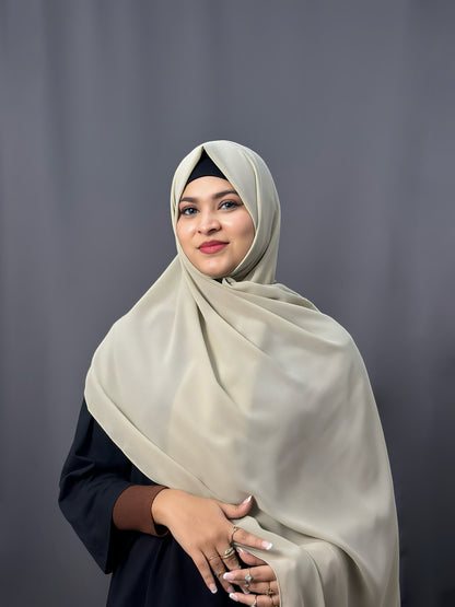 LUXE GEORGETTE- KHAKI