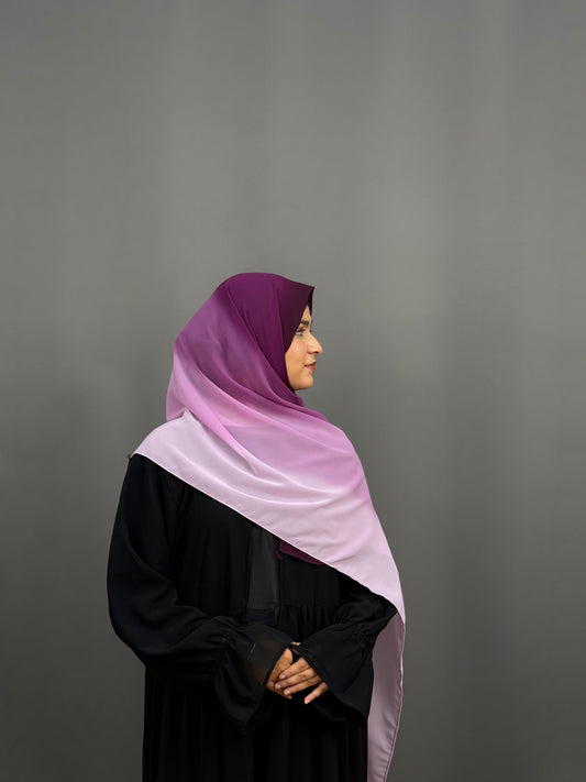 OMBRE  GEORGETTE- JAMUNISH