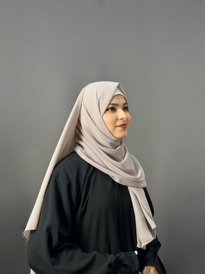 CHIFFON- NUDE  GREY