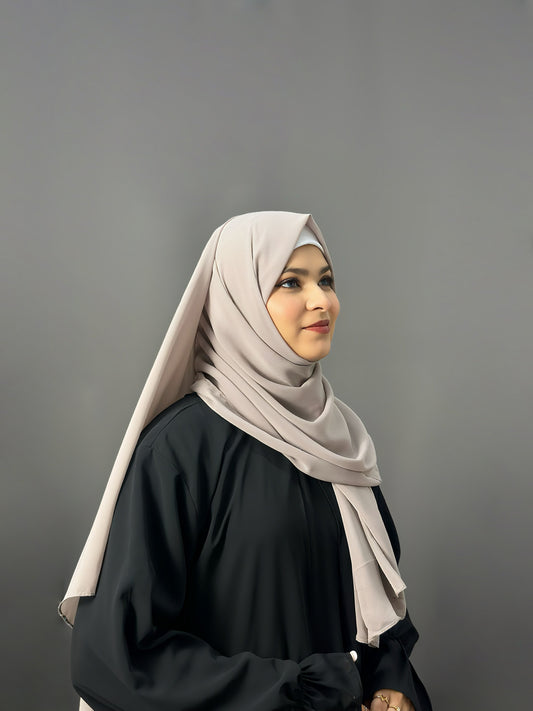 CHIFFON- NUDE  GREY