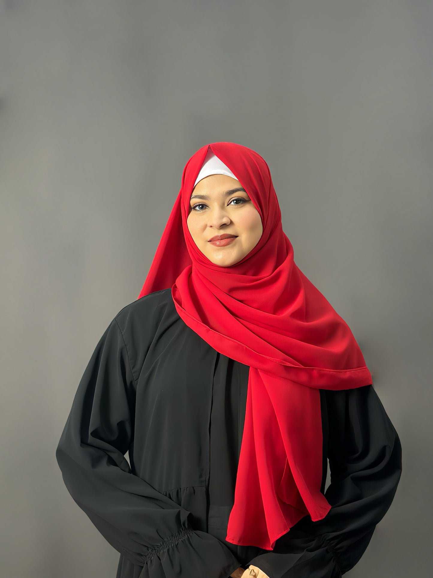 CHIFFON- RED