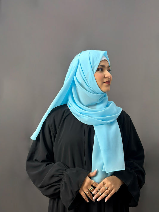 CHIFFON- SKY BLUE