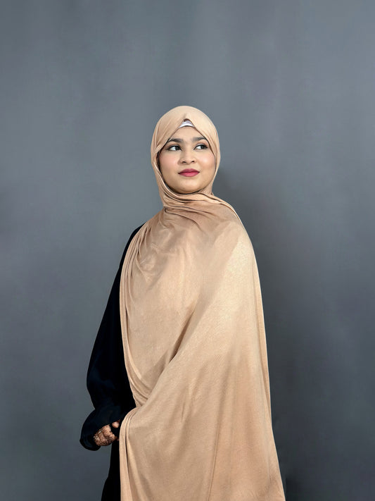 BAMBOO JERSEY HIJAB- BISCUIT