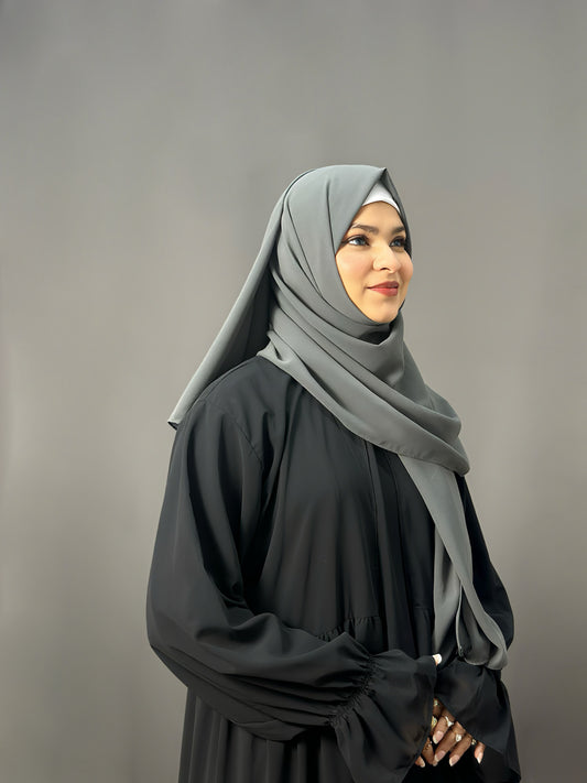 CHIFFON- SMOKE GREY