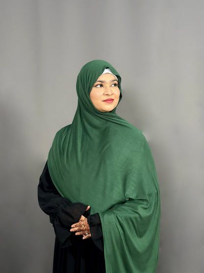 BAMBOO JERSEY HIJAB- GREEN
