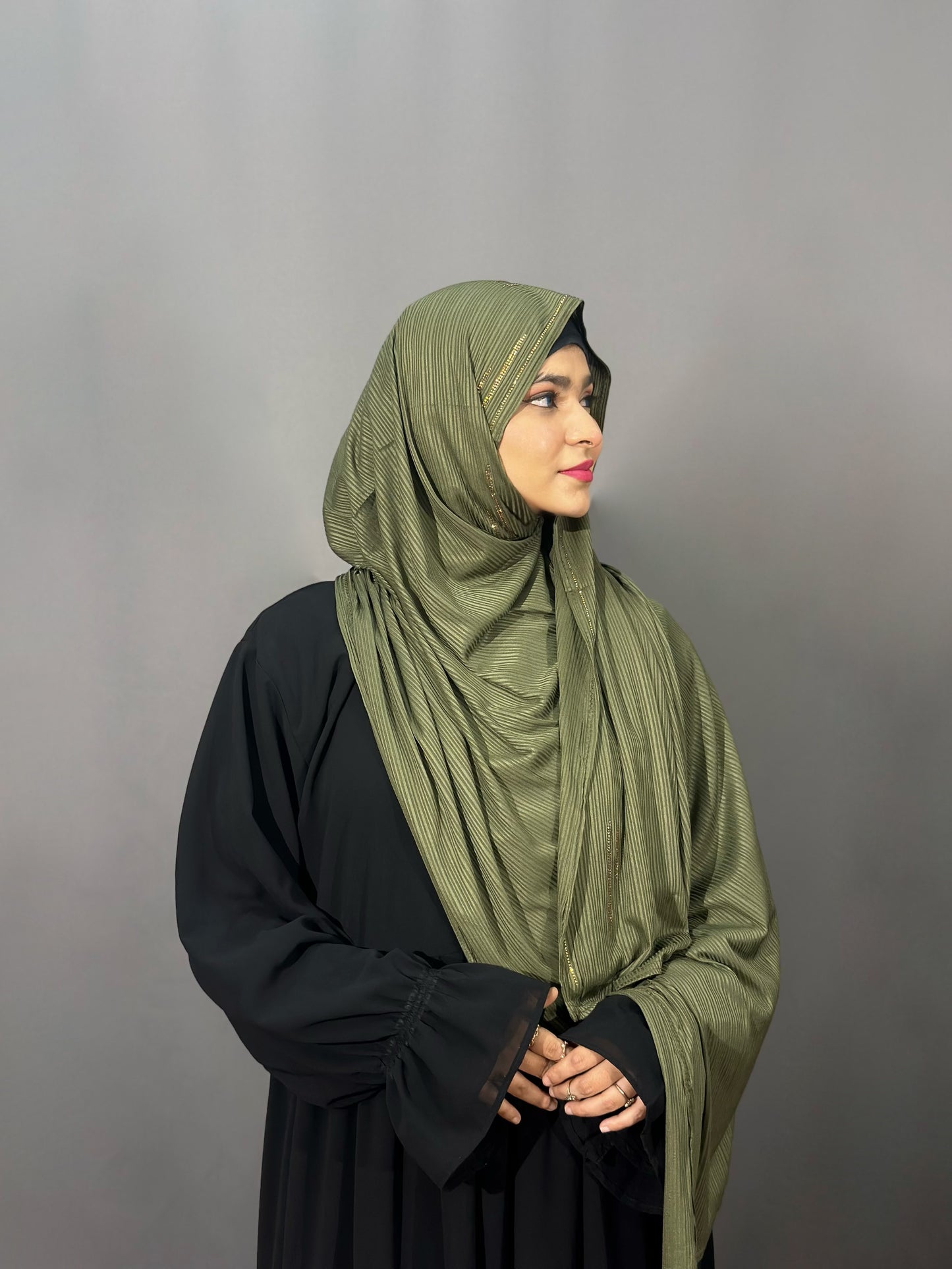 DIAMOND RIBBED JERSEY HIJAB