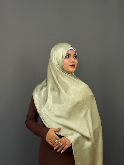 MUNA  SATIN HIJAB- MINT GREEN