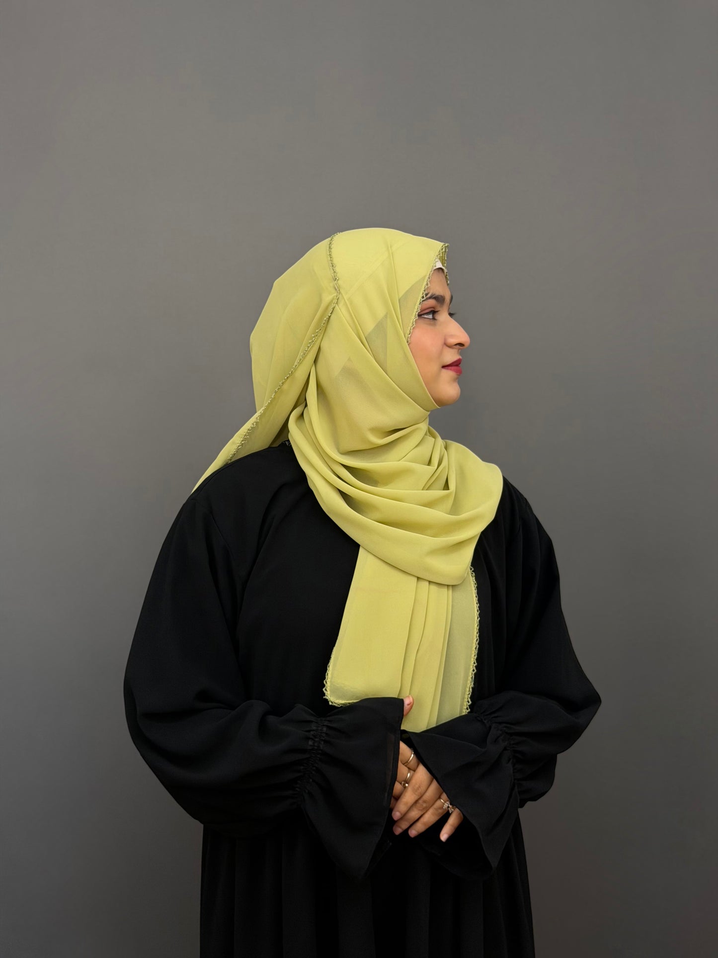 CROCHET HIJAB- LEMON