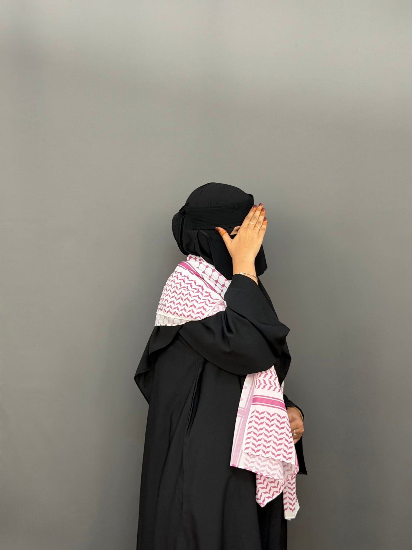 KEFFIYEH HIJAB- PINK