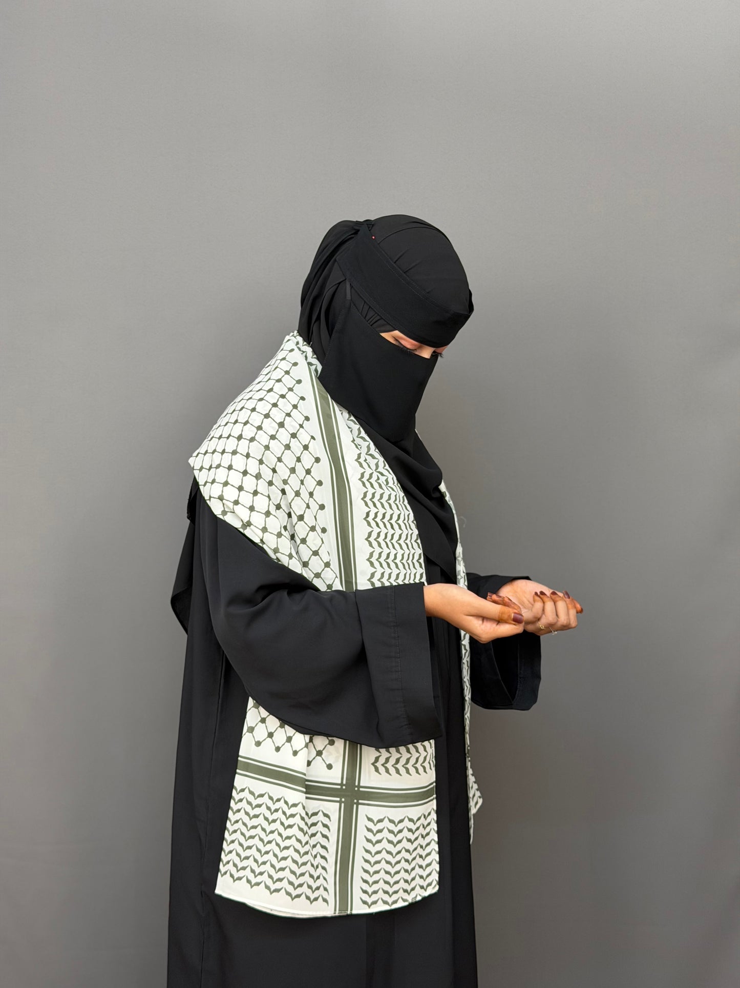 KEFFIYEH HIJAB- GREEN