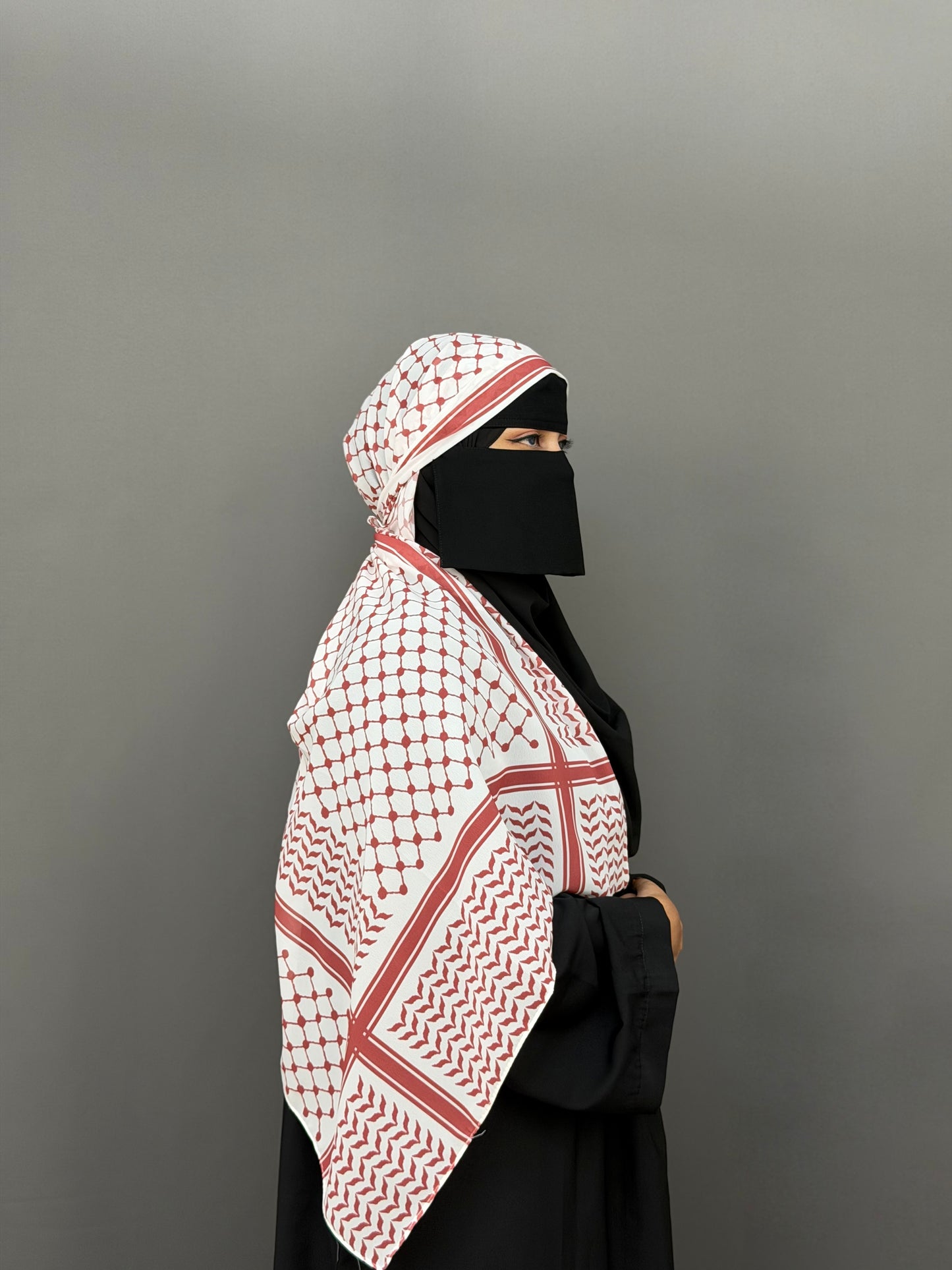 KEFFIYEH HIJAB- BROWN